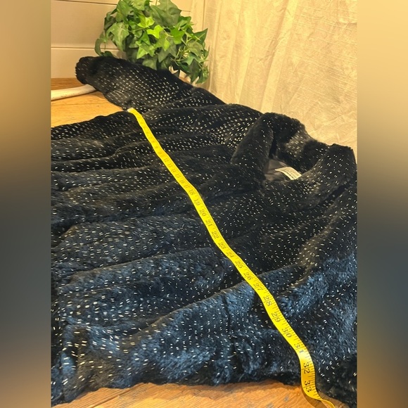 GALERIE DE LA FOURRURE Black Rabbit Fur Coat - Size M - Picture 6 of 16